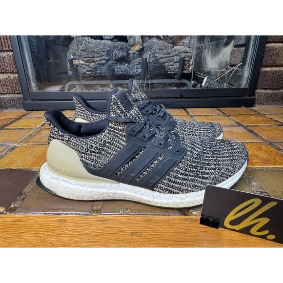 Youth 6.5y Adidas Ultraboost 4.0 J Dark Mocha Athletic Running Shoes CP8776 - Picture 1 of 9